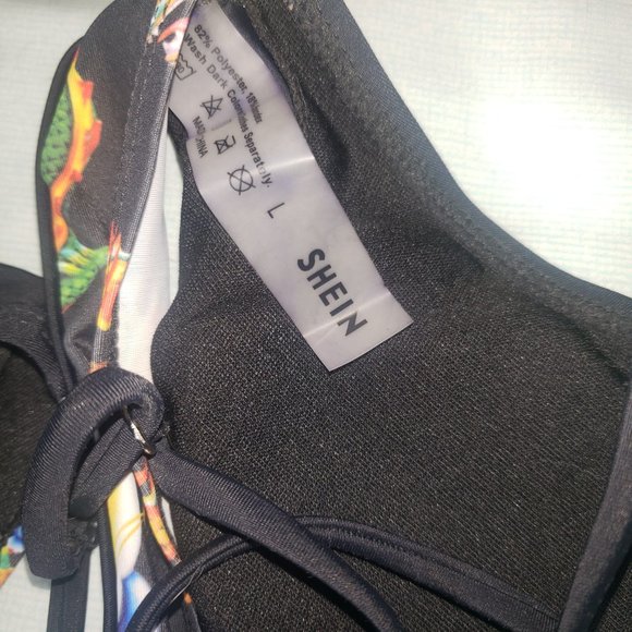 SHEIN multi colour Bikini sz L - Picture 5 of 8